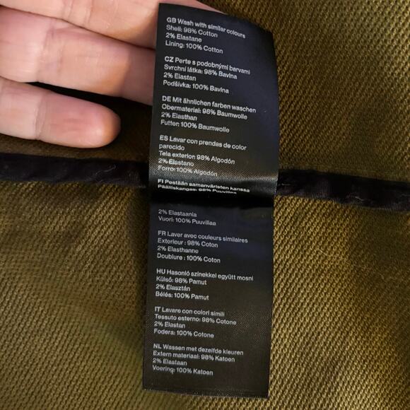 Weekday Men’s Size M Trail Jacket Olive Green - Picture 6 of 6